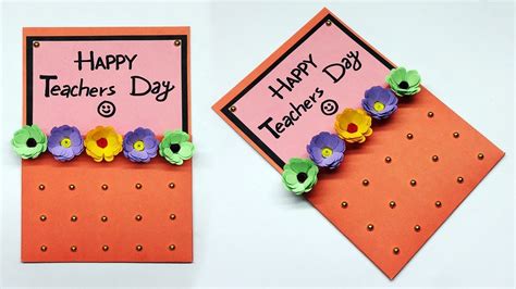 Diy Teachers Day Card Happy Teachers Day Handmade Teachers Day