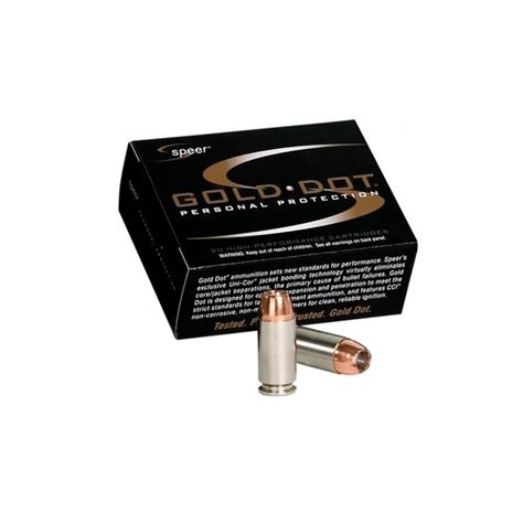 Speer Gold Dot 9mm Luger Ammo 124 Grain P Jhp Ammo Deals