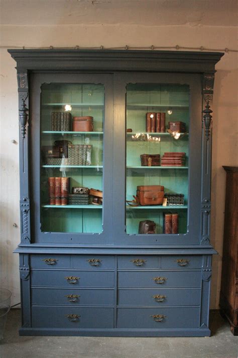 Before it was looking crazy in its wood please note that all content and photos are property of the weathered door. Large Antique Display Cabinet with Sliding Doors ...