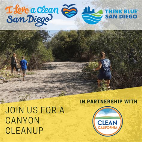 Sunset Sweep Navajo Canyon Cleanup I Love A Clean San Diego