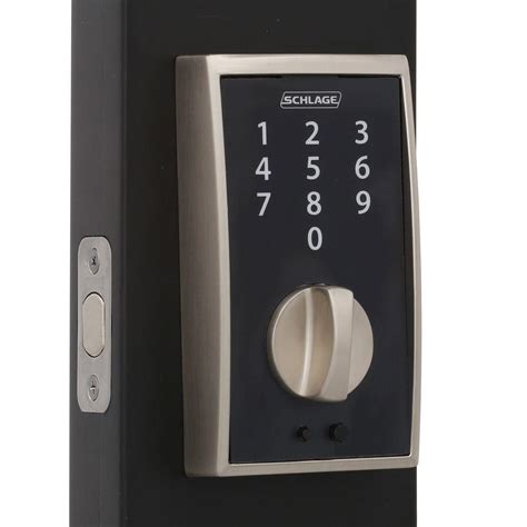 Return policy and product exceptions the home depot gift cards are not returnable and cannot be redeemed or exchanged for cash (unless required by law), check, credit, or payment on any credit or loan account. Schlage Century Satin Nickel Touch Electronic Deadbolt ...