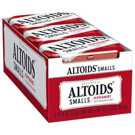 Altoids Smalls Peppermint Breath Mints 037 Ounce Tin Pack