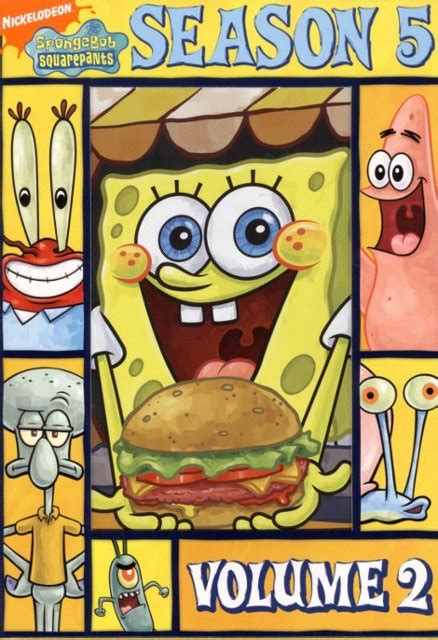 Spongebob Squarepants Season 5 Vol 2 2 Discs Dvd