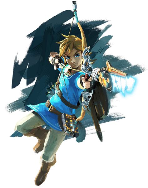 Link And Bow Art The Legend Of Zelda Breath Of The Wild Art Gallery