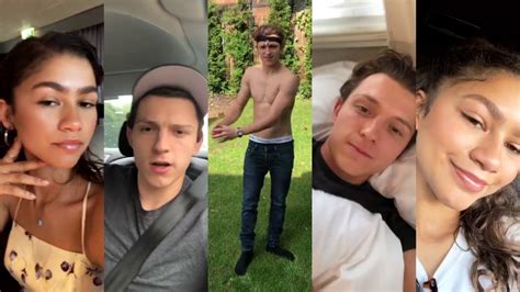 Zendaya es muy famosa y ha pasado por esto así que le tuve que preguntar. Tom Holland and Zendaya Instagram Stories / July-August ...