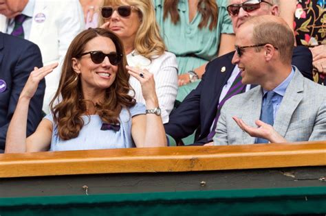 Wills And Kate Take In The Men S Final At Wimbledon Go Fug Yourself