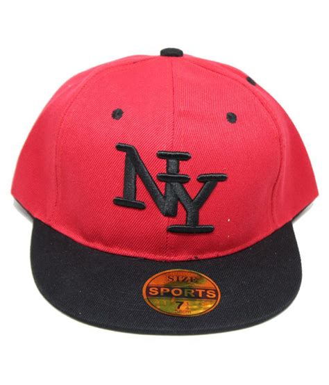 Neeba Black N Red Ny Caps Buy Online At Low Price In India Snapdeal