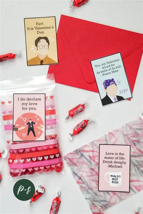 The Office Printable Valentine Cards By Pine And Spruce Printable
