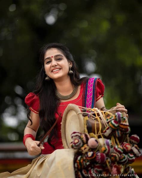 Anaswara Rajan Photos In Kerala Traditional Outfit South Indian