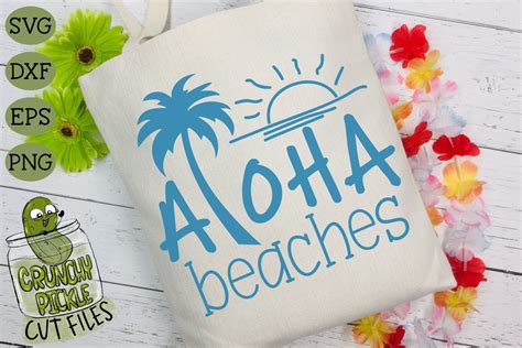 Aloha Beaches Svg Cut File Cut Files Design Bundles