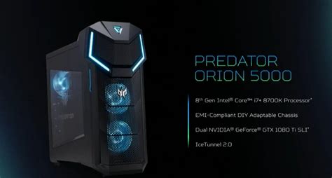 Acer Predator Orion 5000 คอมตั้งโต๊ะตัวแรง สเปกสุดทางด้วย Core I7
