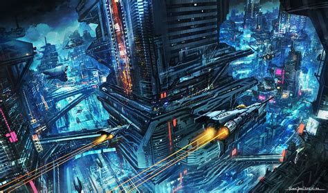 Scifi Night City By Robintran We Recommend T Shop
