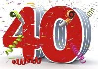 Glückwünsche zum 40. Geburtstag | Geburtstagswünsche