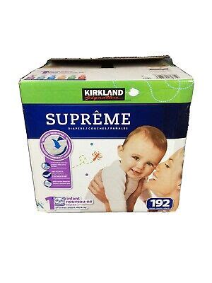 Kirkland Signature Supreme Diapers Size 1 192ct M67B 96619131310 EBay