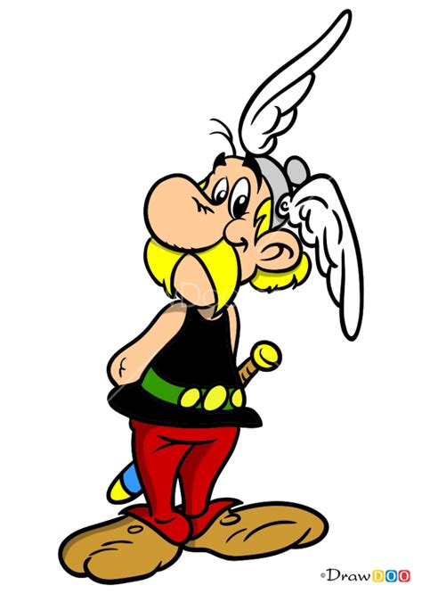 How To Draw Asterix Asterix And Obelix