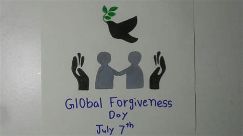 World Forgiveness Day Poster Drawing And Painting World Forgiveness Day