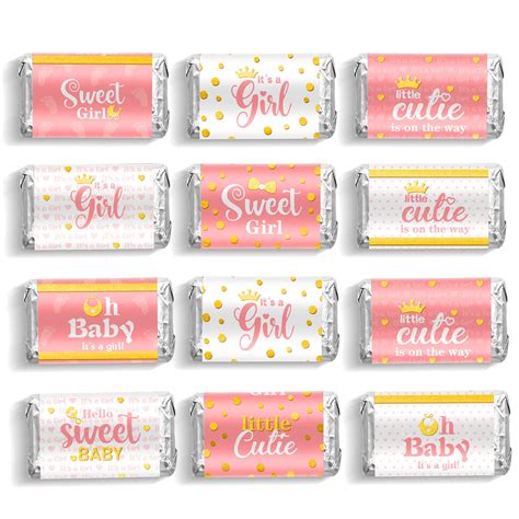 Buy Baby Shower Mini Candy Wrappers Miniatures Wrappers Chocolate Bar