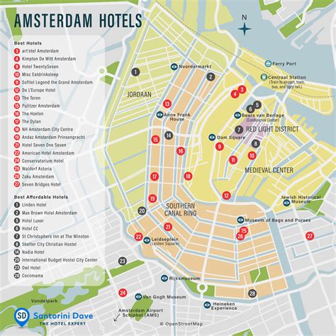 Amsterdam Hotel Map Updated For 2020