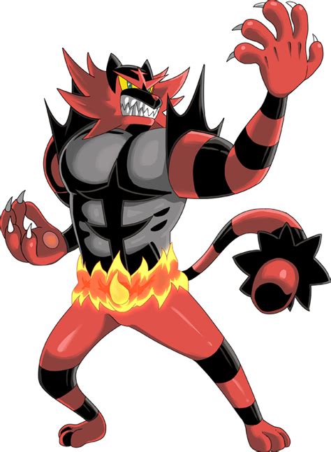 Pokédex Entry For 727 Incineroar Containing Stats Moves Learned
