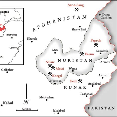 Nuristan Afghanistan Map Nuristani Kamviri In Afghanistan Ethnic