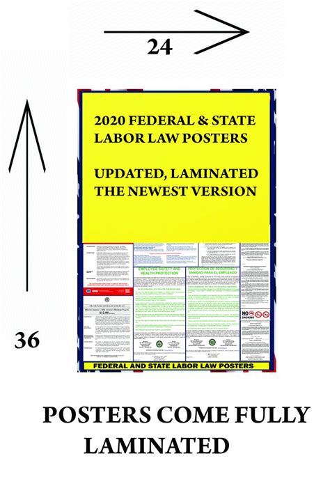 2021 Washington Labor Law Posters ⭐ State Federal Osha
