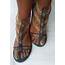 African Beaded Gladiator Sandals/ Maasai Sandal / Women Sandals 