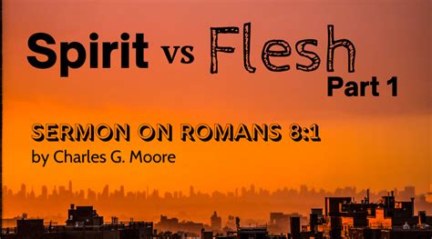 Spirit Vs Flesh Daily Bible Verse