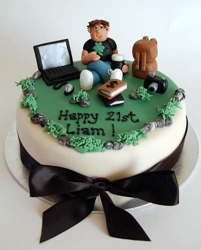 Dimensions ~ approximately 5 inches wide & 5 inches in height (not including pick) material~ glitter card stock & wooden craft picks please note ~ these pieces are one sided, the other side is plain. Boys 21st Birthday Cake Ideas | Cakes Gallery