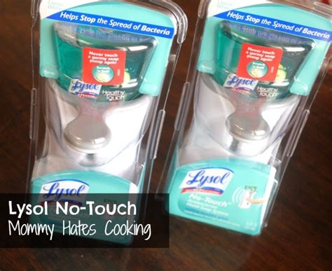 Lysol No Touch Hand Soap System Review Mommy Hates Cooking