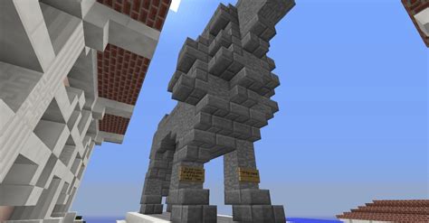 Stone Lion Statues Minecraft Project