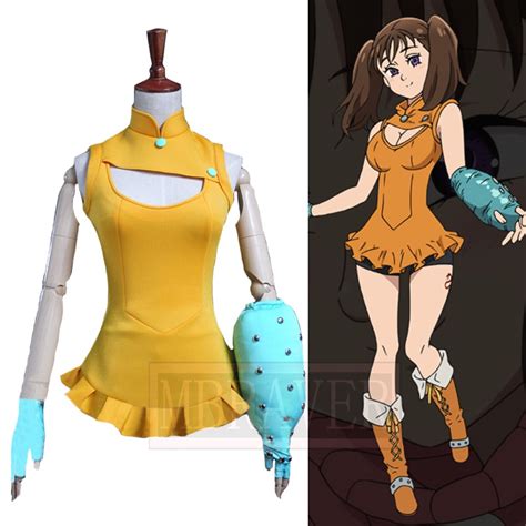 The Seven Deadly Sins Diane Serpents Sin Cosplay Costume Party