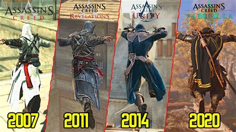 Parkour Evolution In Assassin S Creed Games NO HUD YouTube