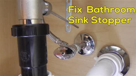 It's easy to identify and fix problems with the stopper. How to Fix Stopper in Bathroom Sink Faucet Quick and Easy ...