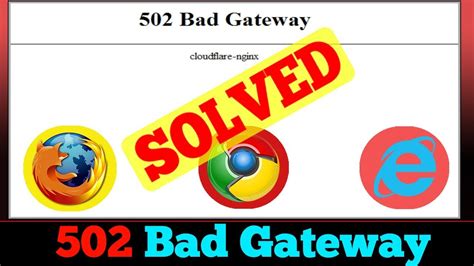 [fixed] Error 502 Bad Gateway Error Problem 100 Working Youtube