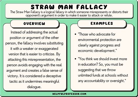 15 Straw Man Fallacy Examples 2024