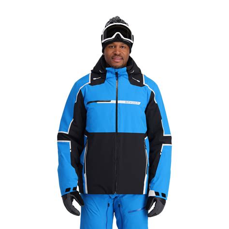 Titan Insulated Ski Jacket Black Mens Spyder