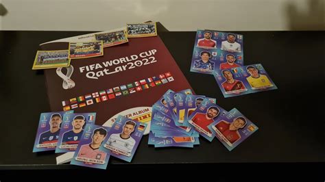 abrindo o álbum da copa do mundo 2022 pacotinhos de figurinhas youtube