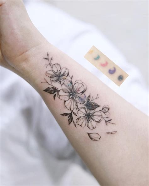 27 Charming Cherry Blossom Tattoo Examples Cherry Blossom Tattoo