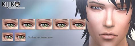 Sims4 Kijiko 3d Lashes Update Added New Eyelashes