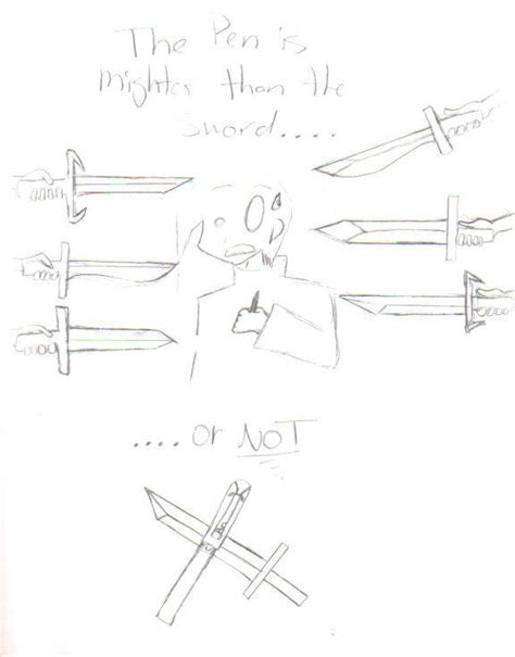 Pen Vs Sword By Vukokuramo On Deviantart