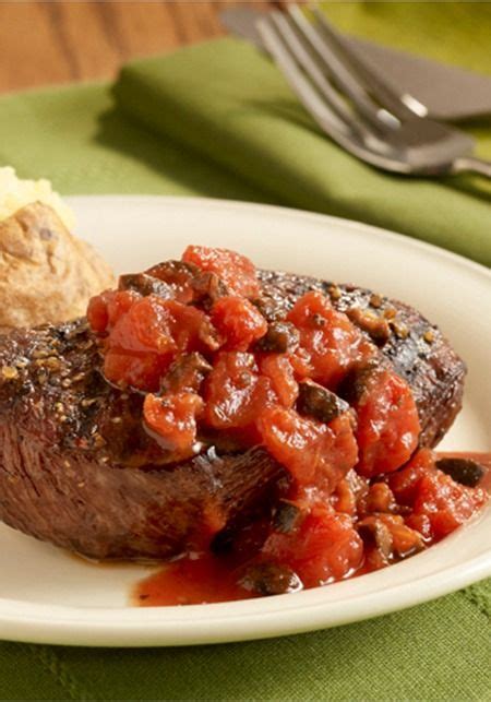 Grilled Steaks With Italian Tomato Topper Recipe Beef Recipes