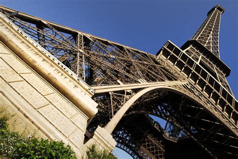 The Eifel Tower In Paris From A Tiny Street Stock Image Image Of Euro
