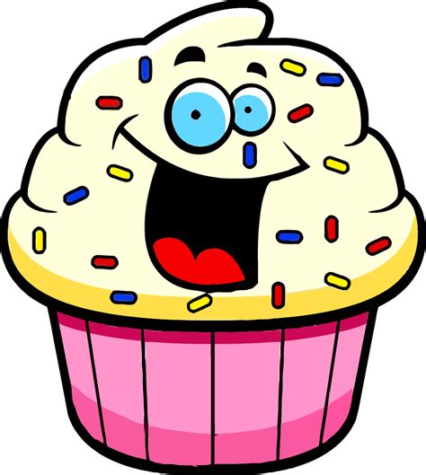 Download Cartoon Cupcake Clipart Cartoon Cupcake With Face