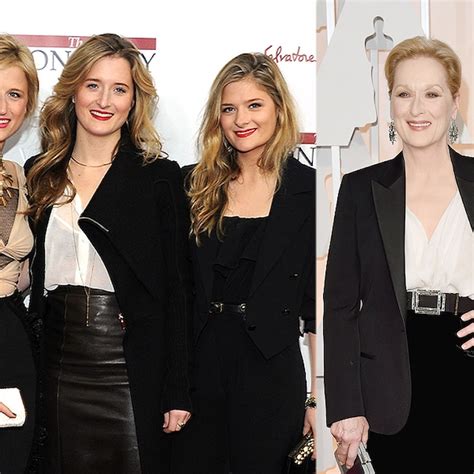 Mamie Grace And Louisa Gummer And Meryl Streep From Stars And Their Mini