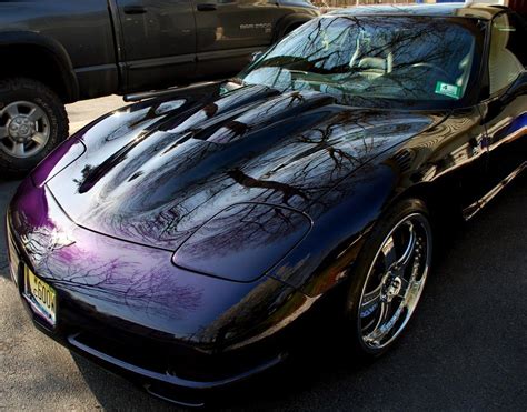 Metallic midnight purple + frost white. Show me your NON-Stock Paint colors - Corvette Forum