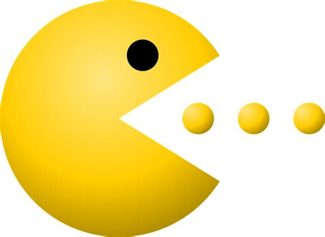 Pacman Pac-Man Dots · Free vector graphic on Pixabay