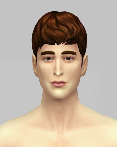 Rusty Nail Beatle Boy`s Hair V2 Sims 4 Hairs
