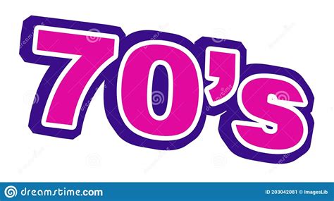 Retro Seventies Disco 70s Stock Image Illustration Of Clipart 203042081