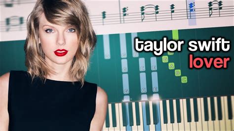 Taylor Swift ️ Lover ️ Romantic Piano Tutorial ️ Sheet Music Acordes Chordify