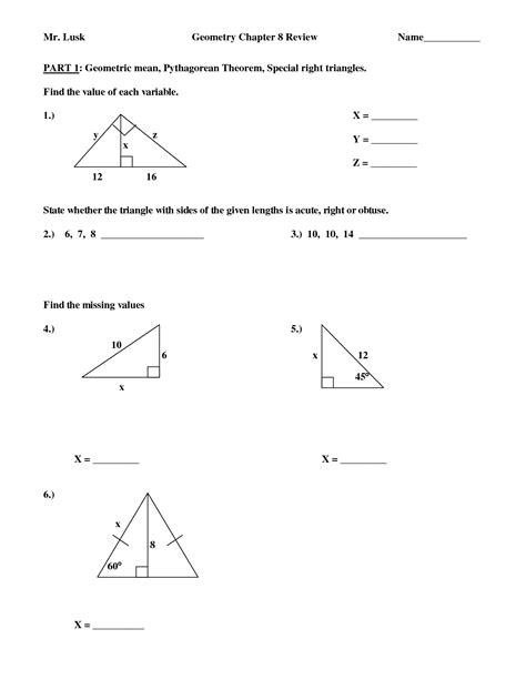 13 Isosceles Triangles Worksheets